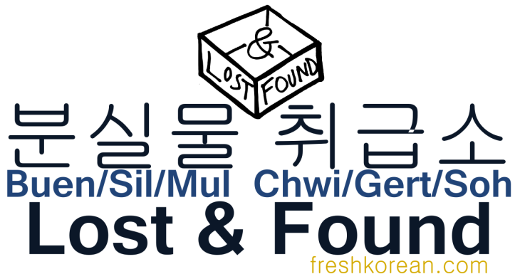 Lost and Found - Fresh Korean Phrase Card